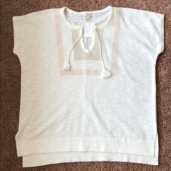 J.Crew Summer Poncho Sweater - Picture 3 of 6